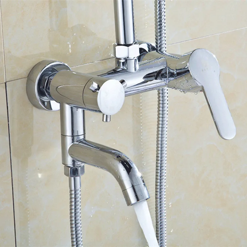 Бесплатная доставка оптовая продажа Твердый латунный Смеситель для ванной с