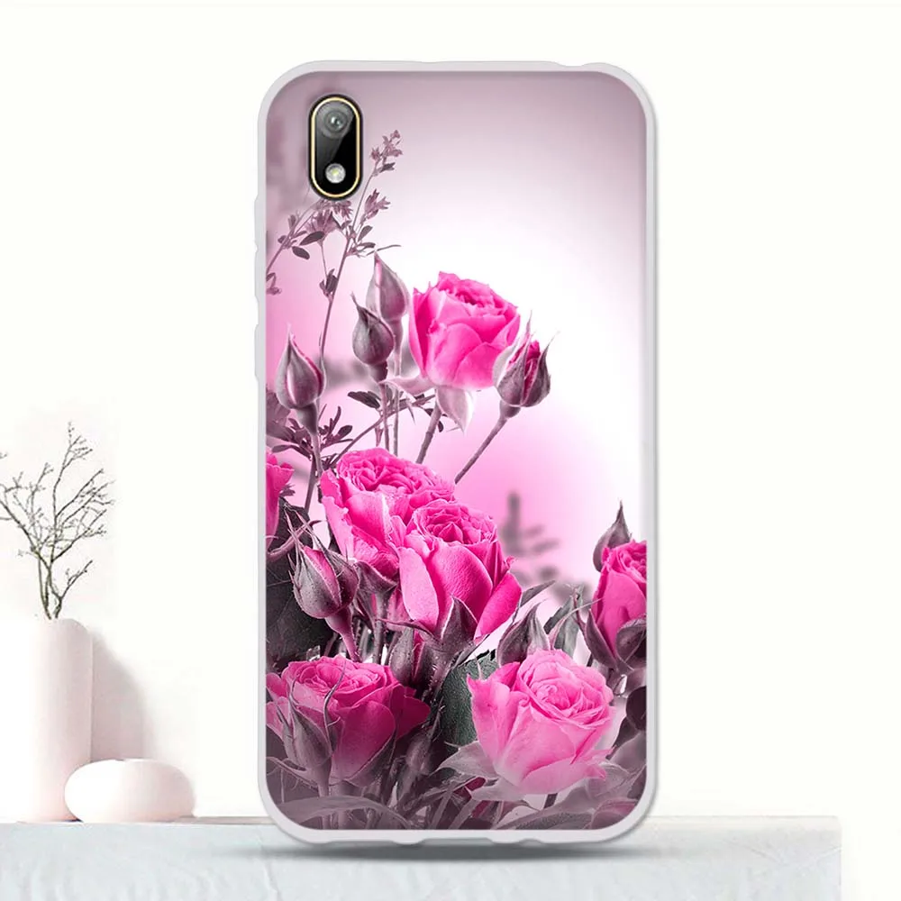 Чехол для телефона Huawei Y5 2019 силиконовый чехол Honor 8S с объемным рисунком из