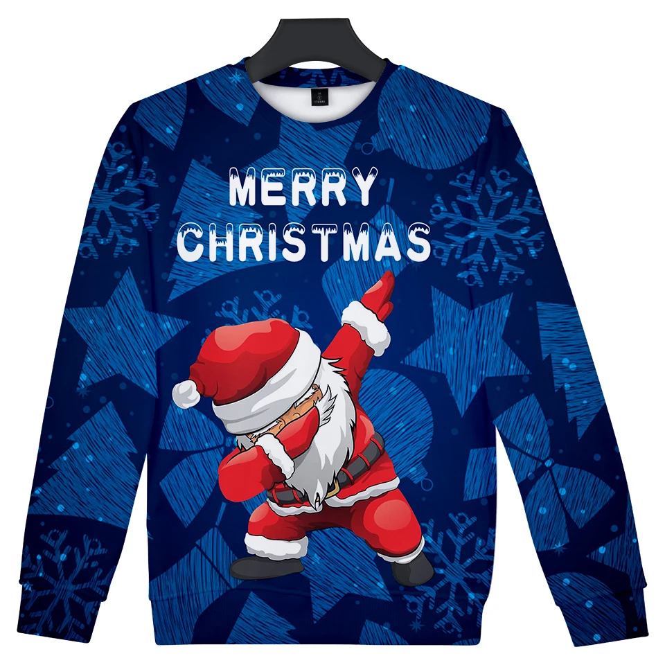 

Aikooki Hot Sale Christmas Sweatshirts Men/Women Fashion Casual Harajuku Capless Hoodie 3D Print Christmas Men's Hoodies Top