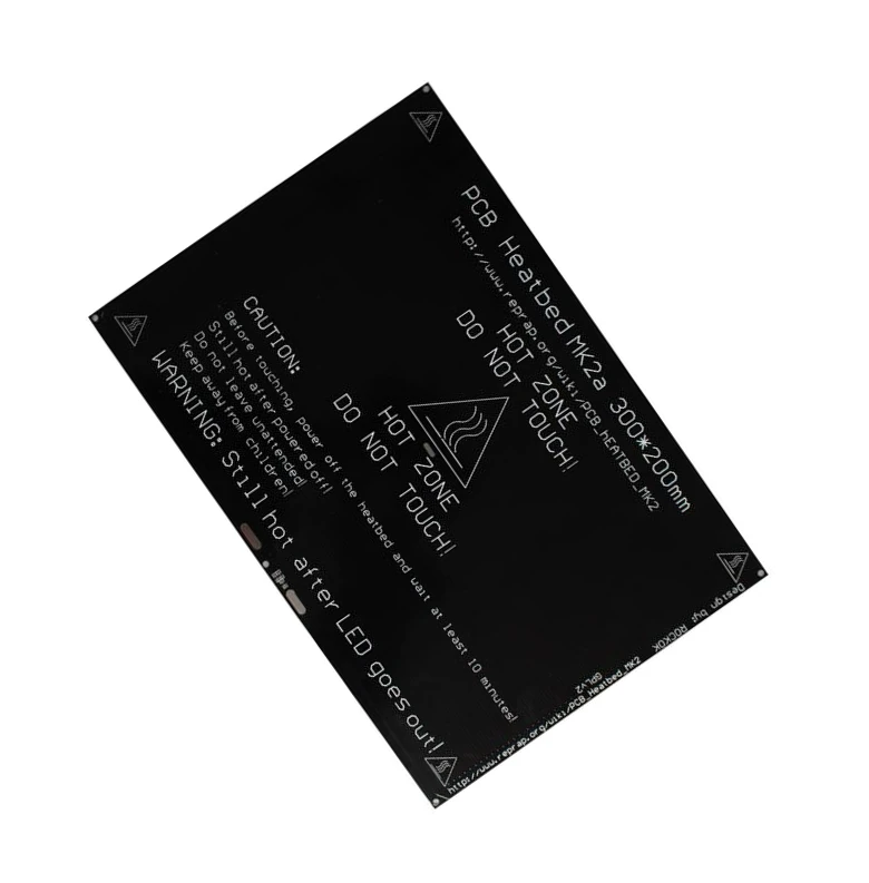 300*200*3 мм Алюминий pcb MK3 Heatbed двойной Мощность 12 В с подогревом платформа для Prusa i3 3D