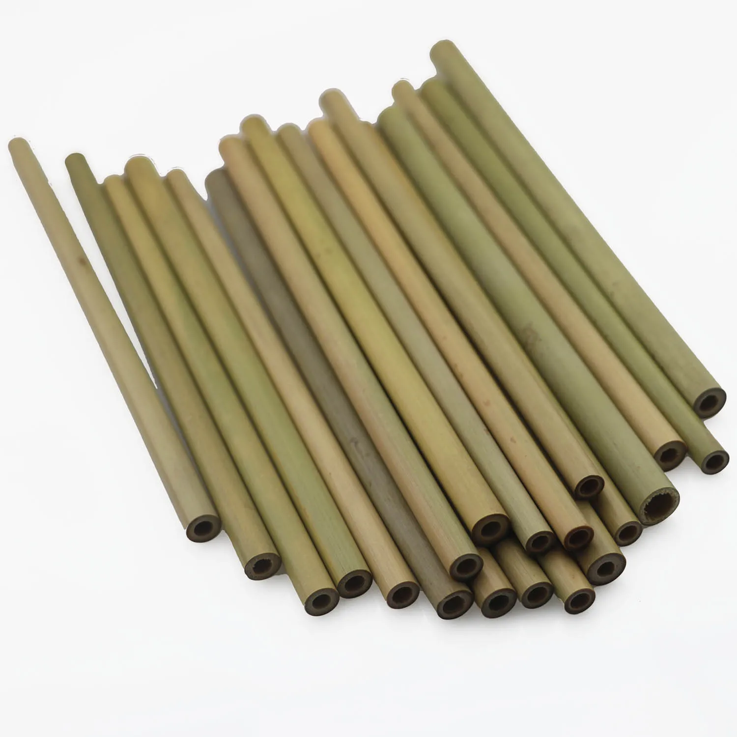 13Pcs/Set Reusable Eco-Friendly Bamboo Drinking Straws Portable Travel Straw Set With White Bag And 2 Cleaning Brushes | Дом и сад