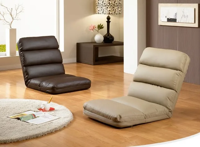 Японская мебель для отдыха складной пол кожаный стул кресло современный дизайн