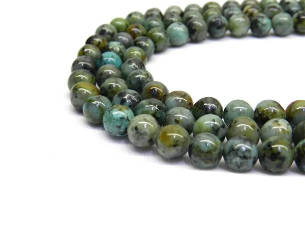 2017 лучшие модные акции металлические круглые натуральные бирюзовые бусины