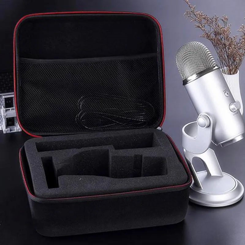 Горячая EVA PU дорожная сумка для хранения жесткий чехол для синего Yeti USB микрофон/Yeti Pro затемнение издание и USB кабель
