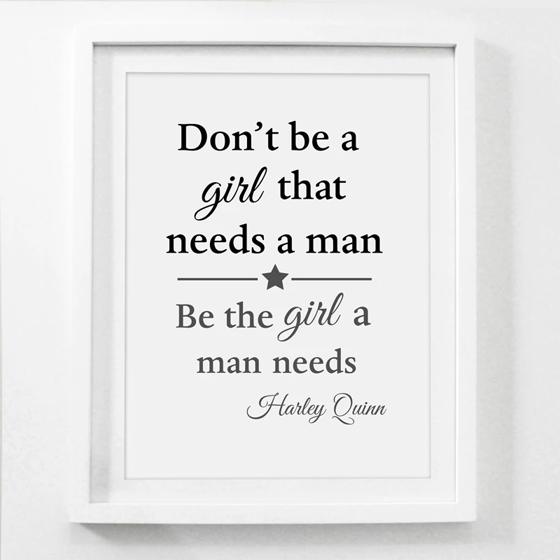 Цитата холст художественные принты девушки комнаты украшения стены не быть