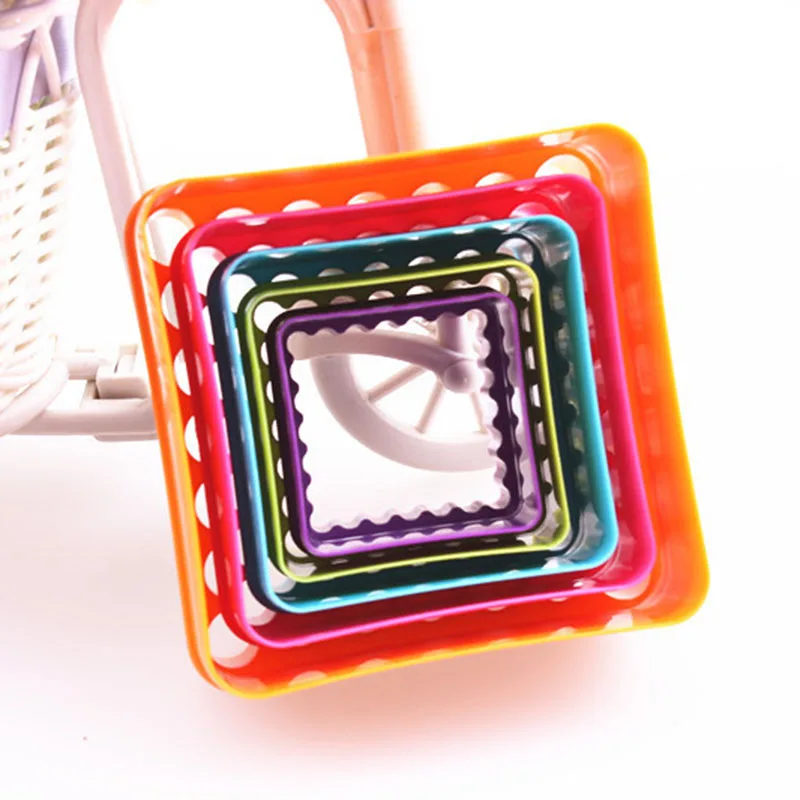 1 Набор квадратной формы форма для печенья бисквит Фондант сделай сам кухонные