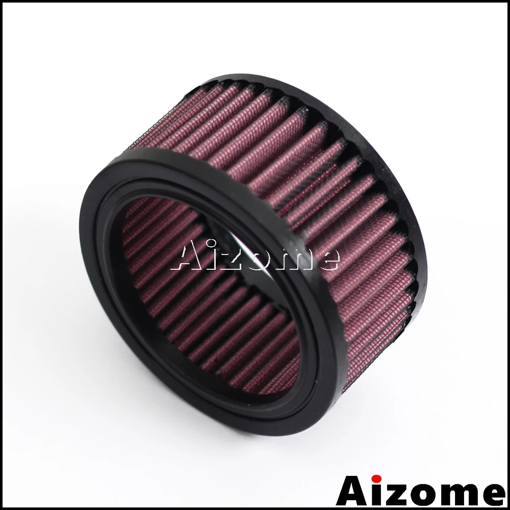 

Universal Motorcycle Air Filter E-3120 Round Air Cleaner 0.2 oz 6 ml 3" Replacement Filters Red