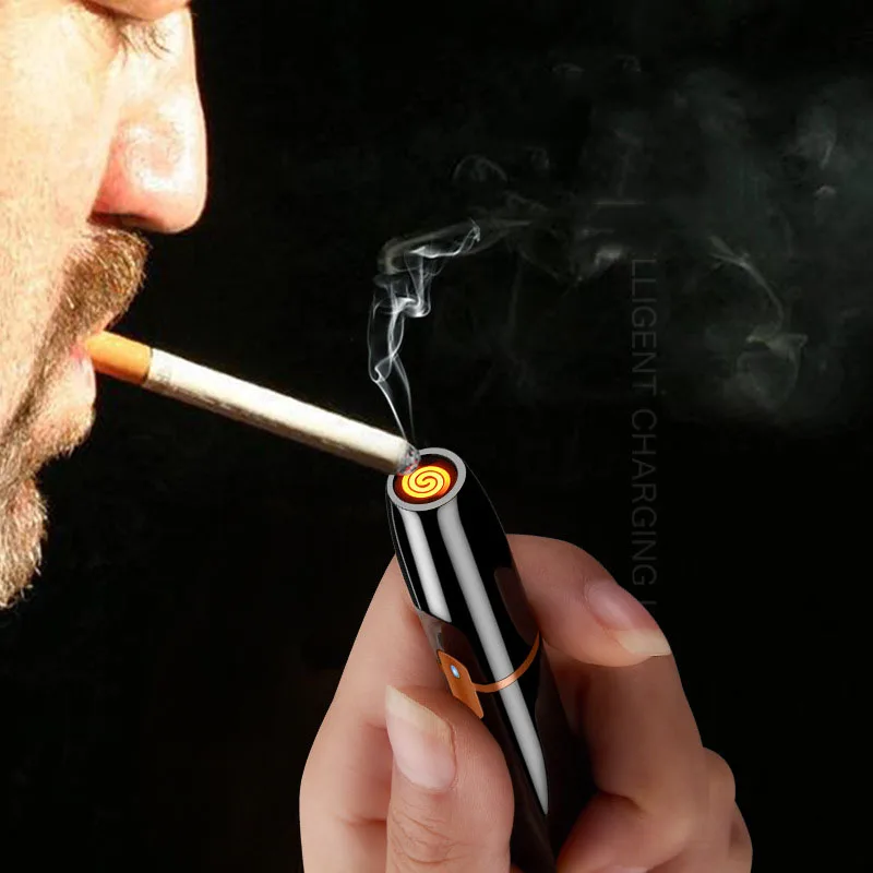 Новинка 2019 безопасная бесшумная цилиндрическая зажигалка креативный