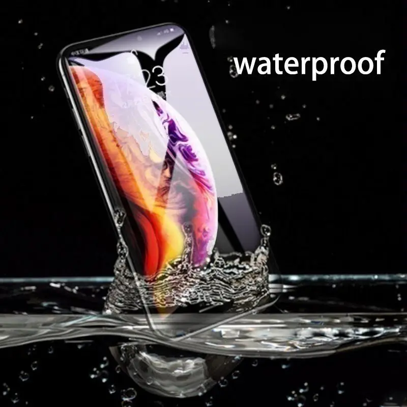 20D полностью закаленное стекло для iPhone XS XR 9H Черная защитная пленка 6 6S 6plus 2.5D 7 7plus 8