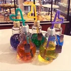 Креативная вечерняя бутылка для воды, милый короткий модный светильник для сока молока, герметичная портативная бутылка для воды, бутылка для спорта 6z