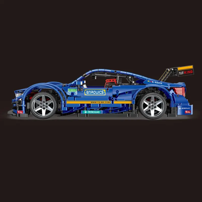 DHL 20005 Technic серия совместима с MOC-6687 синий RC автомобиль набор строительных блоков