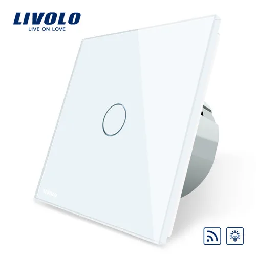 Dimmer Remote Switch Livolo luxury Wall Touch Sensor Switch,Light Switch,smart switch,Crystal Glass,Power Socket,multifunctional sockets - Цвет: Dimmer Remote Switch