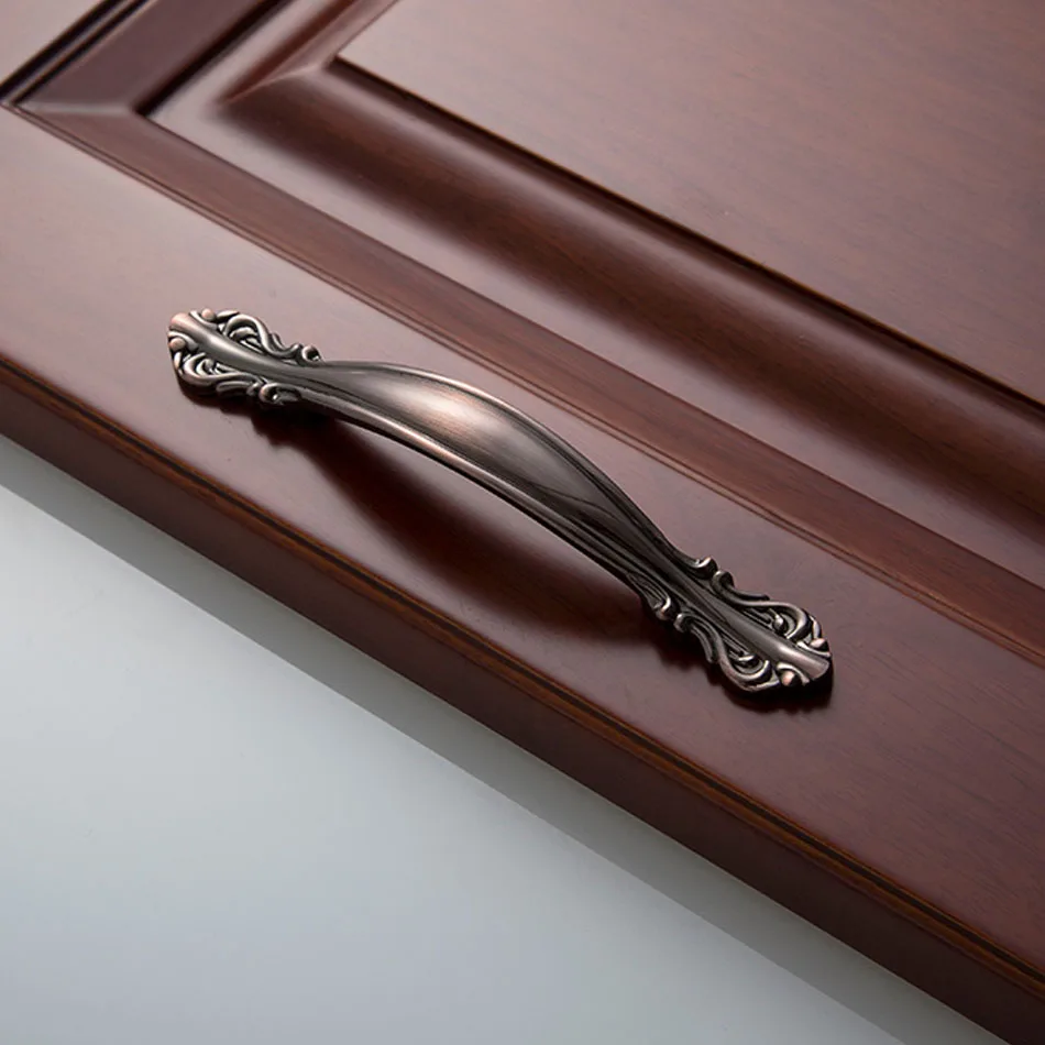 64 мм античная бронза цинковый сплав ручки шкафа Кухня Винтаж декоративные Мебель