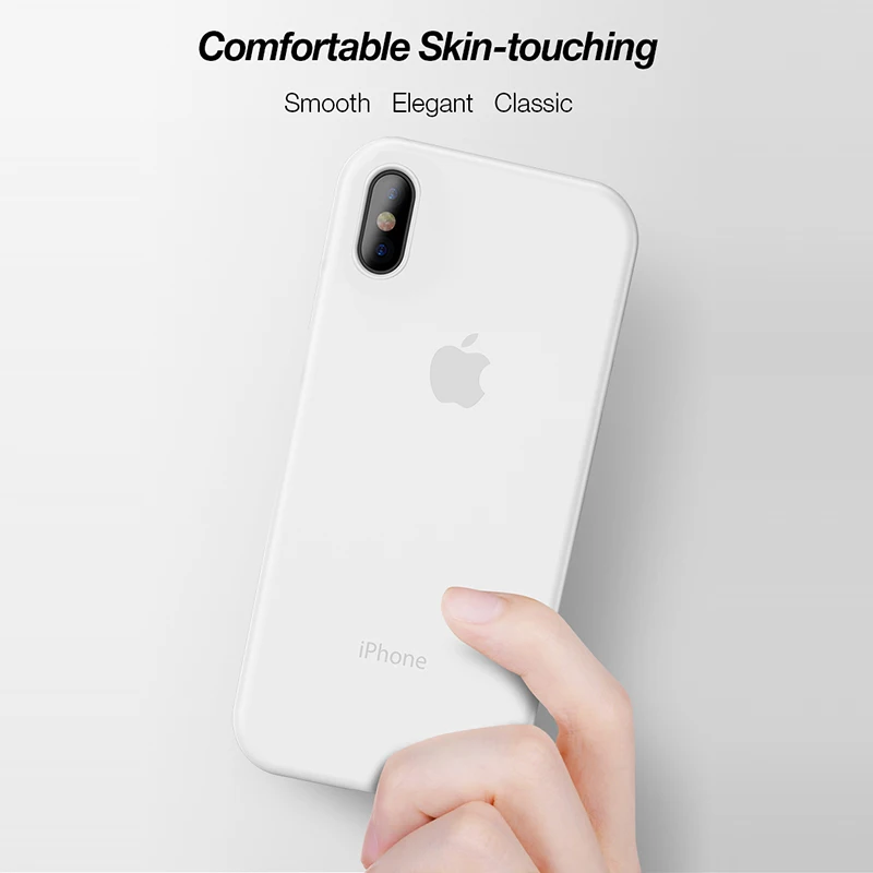 Чехлы для телефонов iPhone X XS 11 Pro Чехол Max Xr ультра тонкий жесткий PP матовый чехол Xs