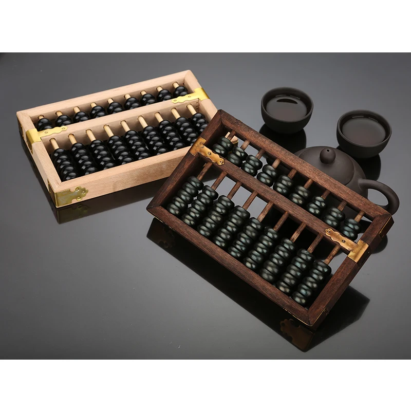9 колонны старый античный китайский abacus мини Сорбан Высокое качество для