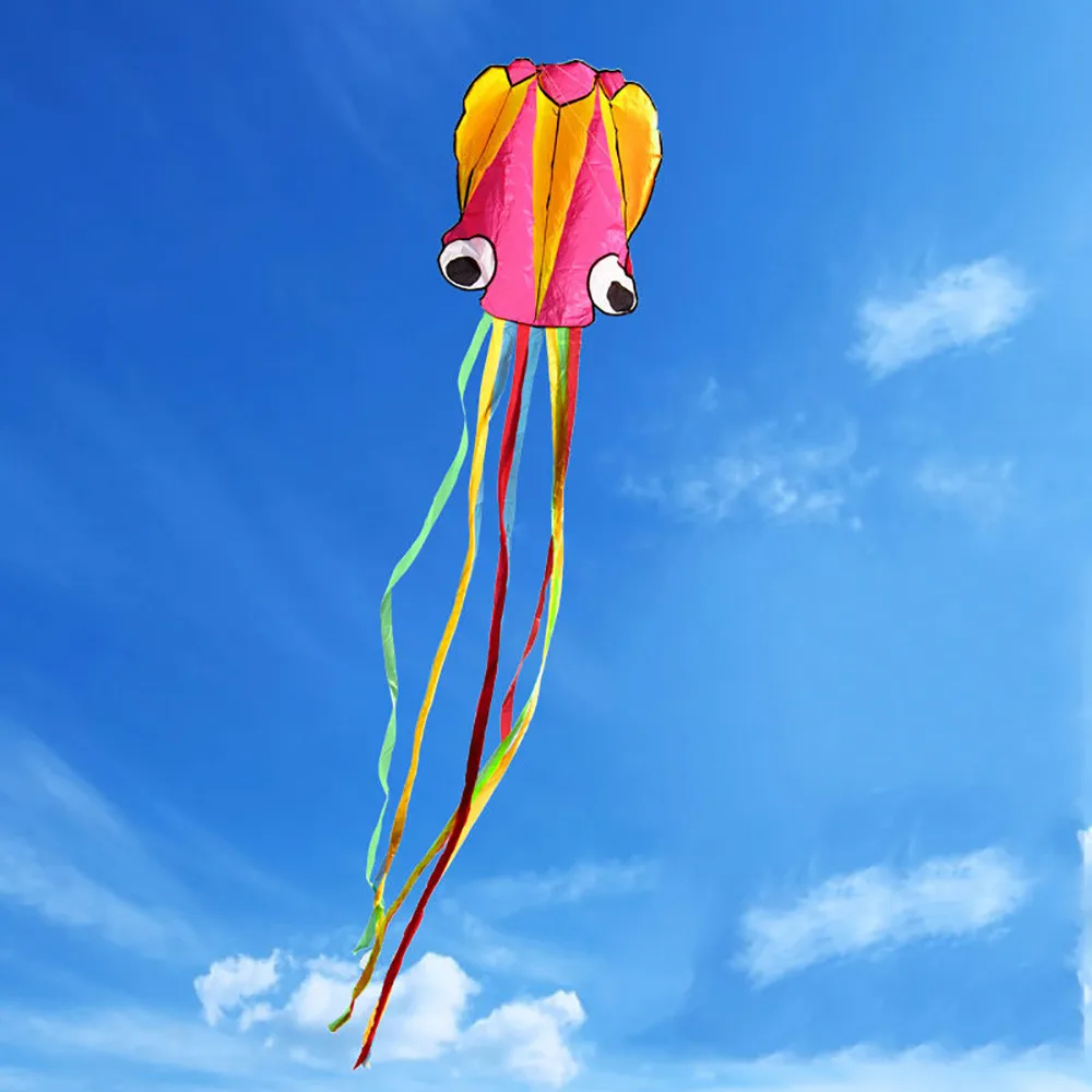Large Octopus Long Tail Beach Kites-Perfect Toy for Kids and Adults Outdoor Game Flying Toys For Children Kites for Adults A612