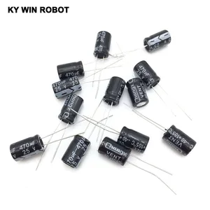 Алюминиевый электролитический конденсатор 470 мкФ 25 в 8*12, 50 шт., электролитический конденсатор 470 мкФ