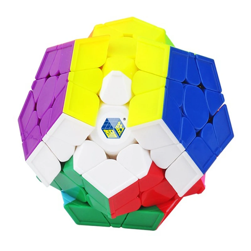 Yuxin маленький волшебный Wumofang Megamin Cube V2 без наклеек Zhisheng Magico Cubo забавные игрушки для детей
