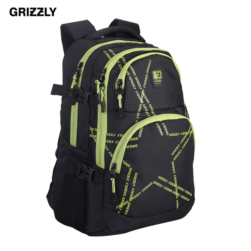 GRIZZLY мужской рюкзак для ноутбука повседневная школьная сумка подростков