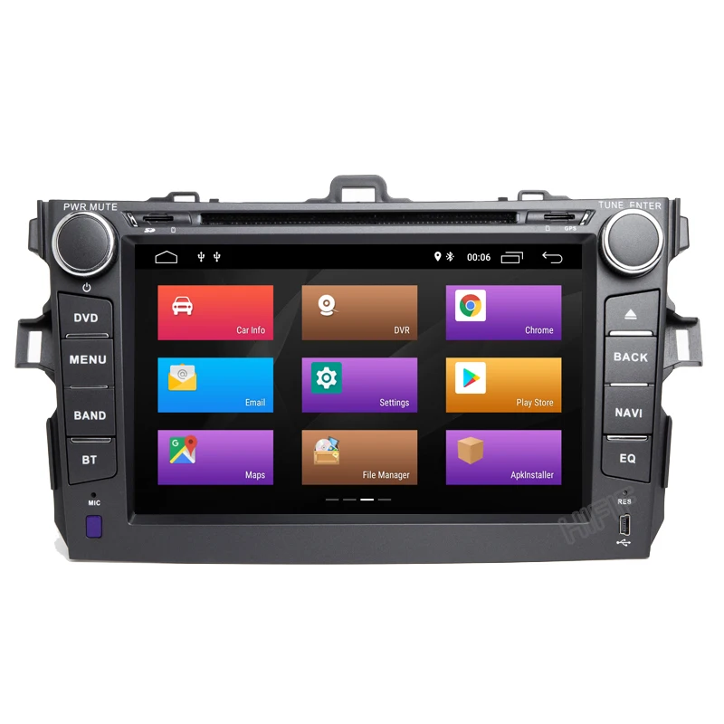 Автомагнитола 2 Din 8 дюймов Android 10 для Toyota Corolla 2007 2011|Автомагнитолы| |