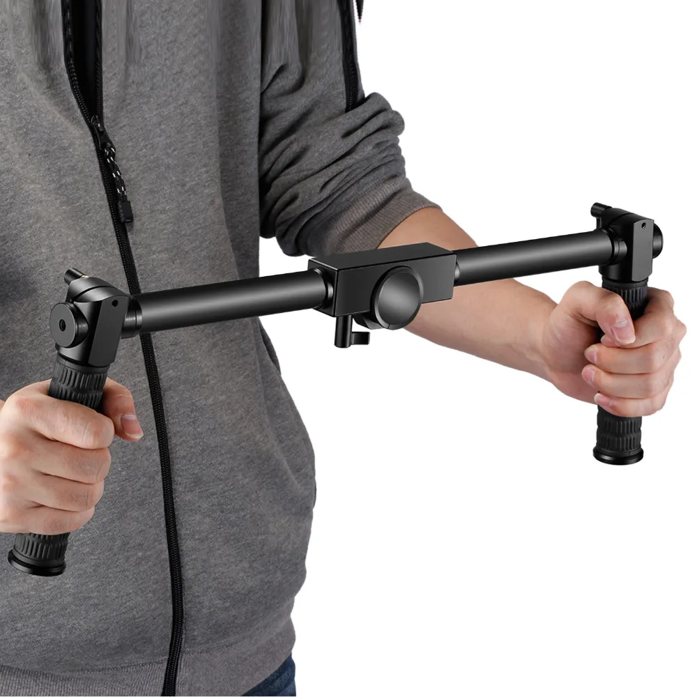Neewer Dual Handheld Grip for Neewer Crane/Crane M/Zhiyun/Crane M 3-Axis Stabilizer 1.5 feet/46.5 cm Camera Gimbal enlarge