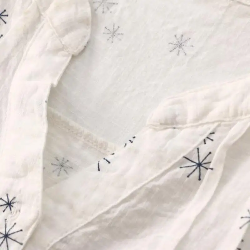 2017 летняя оригинальная вышивка с пышными рукавами коротким рукавом хлопковая