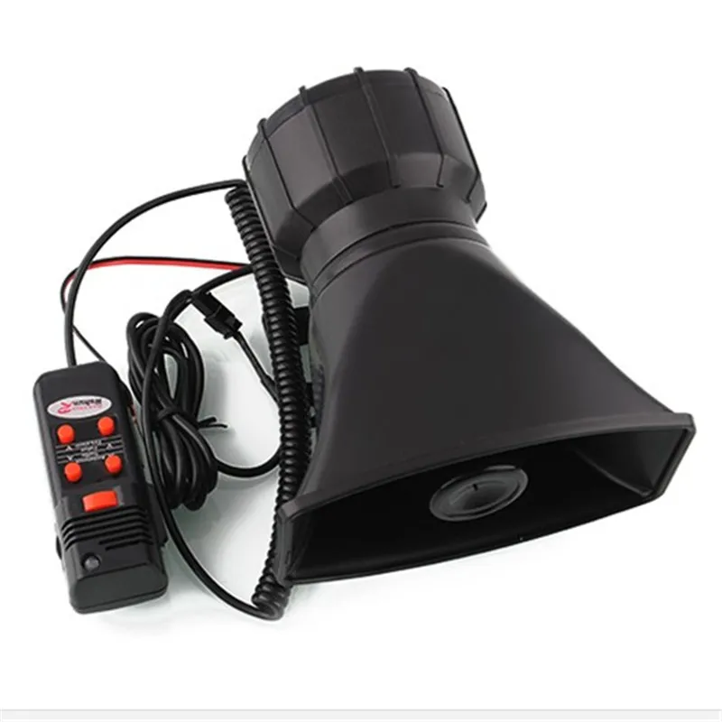 DC12V 100 Вт 5 тон полиция рог сирена Автомобиль Мотоцикл лента для грузовиков мегафон pa Предупреждение сирена Динамик система+ микрофон