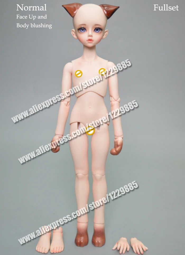 HeHeBJD 1/4 Фантастическая кукла Trond& Kivi-dements of Cats free eyes fullset