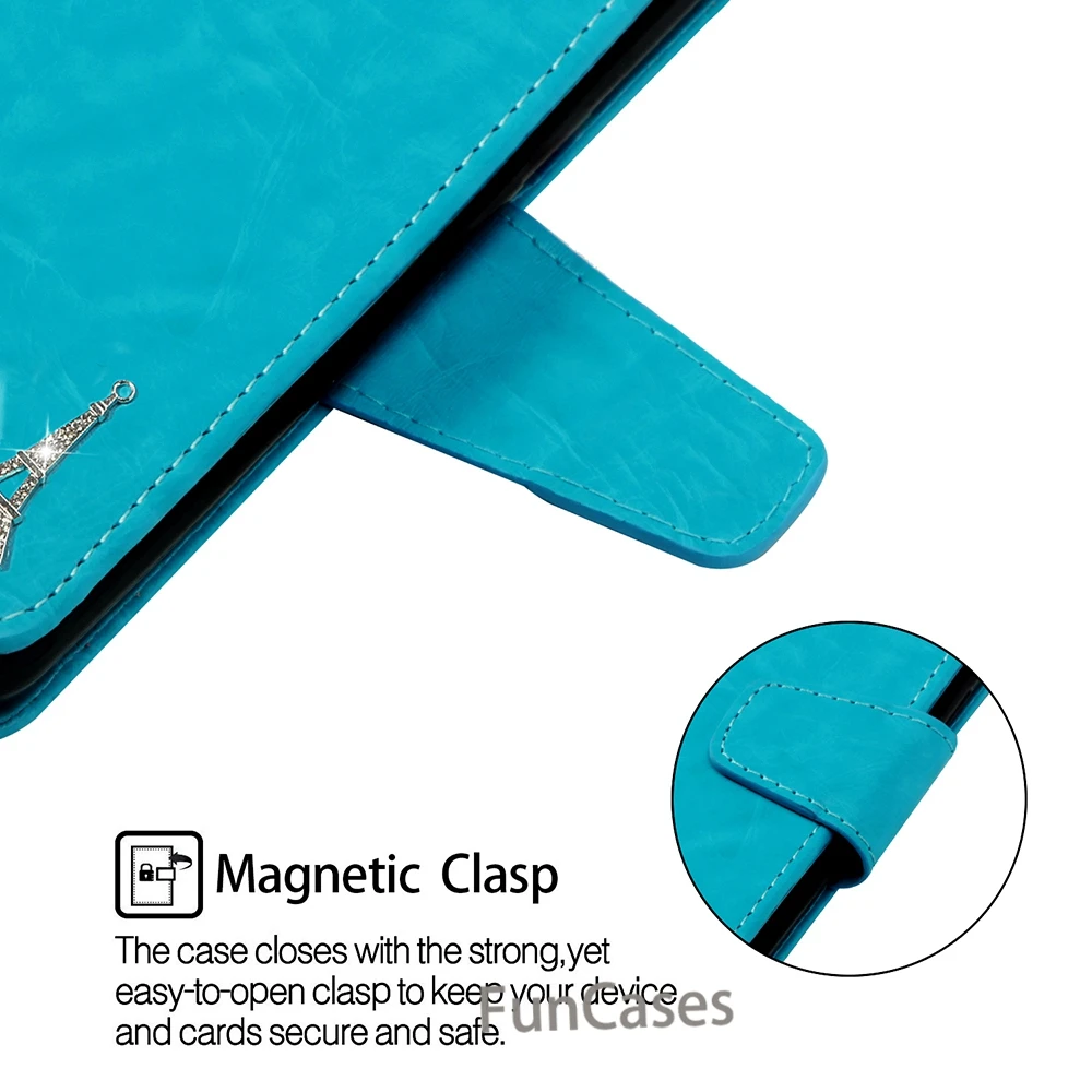 Чехол книжка из кожи Модный бумажник с отделением для карт huawei Y5 2018 Prime чехол