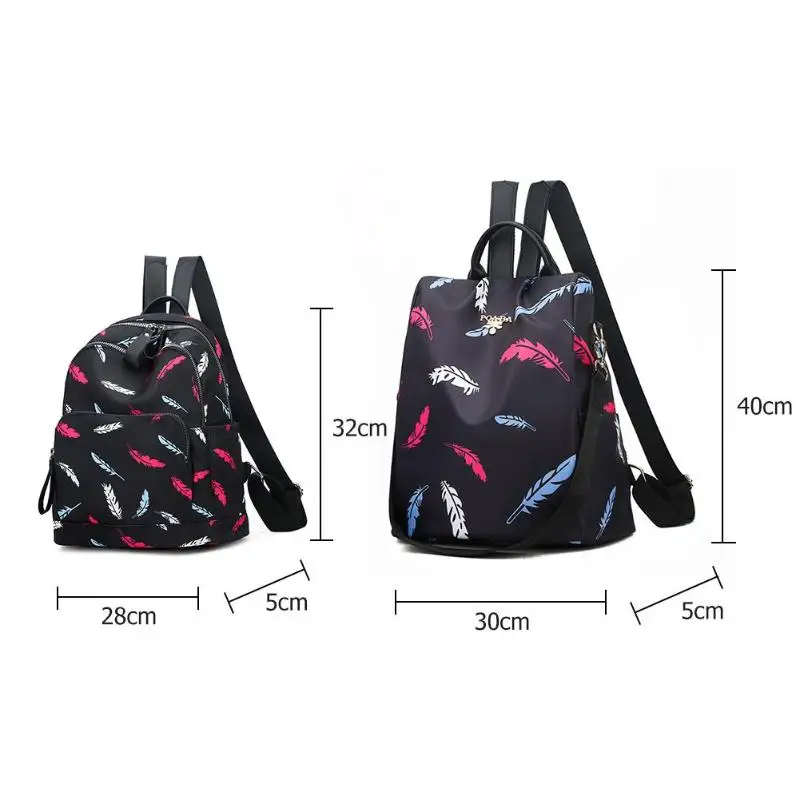 Рюкзак женский непромокаемый Оксфорд Multifuction Bagpack Повседневный Противоугонный рюкзак для девочек-подростков школьный рюкзак