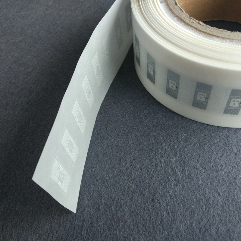 Гибкие наклейки RFID электронные этикетки M4E B42 чип UHF клей можно приклеить