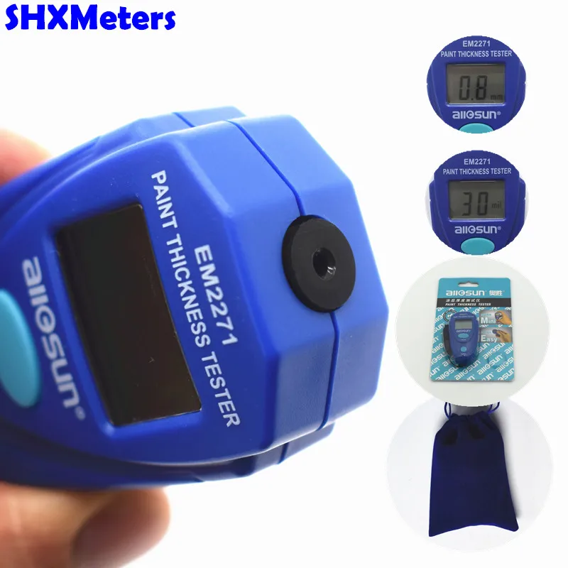 10 шт. 1 лот цифровой толщиномер измеритель покрытия автомобильный автоматический