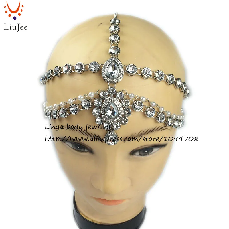 Свадебная цепочка для волос в богемном стиле украшение бохо|wedding bridal|matha pattihead chain |