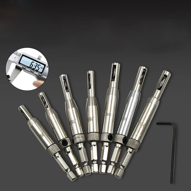 7 pcs HSS шарнир центровочное сверло биты само центрирующий двери шкафа дырокол