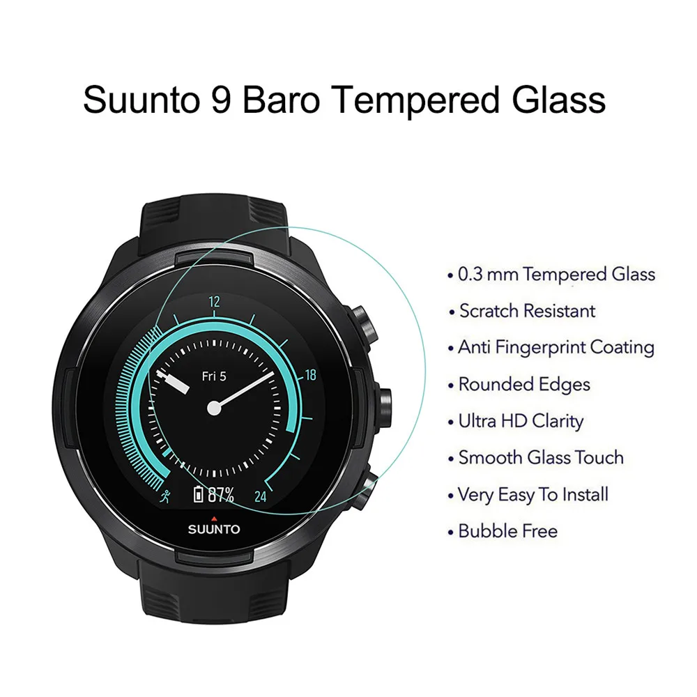 Защитное стекло для смарт часов Suunto 9 Baro 3 шт./упаковка|Смарт-аксессуары| |