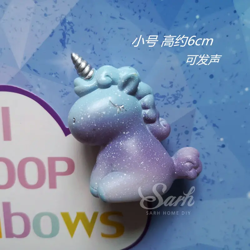 1pc unicorn Планета НЛО астронавт топперы для тортов, украшение на день рождения Детские вечерние украшения для выпечки прекрасные подарки - Цвет: 1pc unicorn
