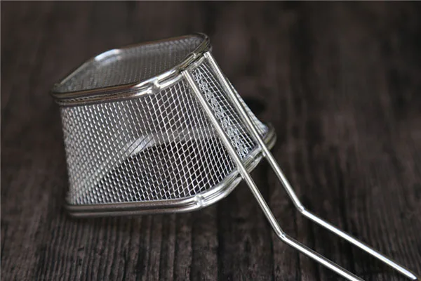 Комплект из 2 предметов Размер жарки шеф-повара корзинный фильтр нержавеющая