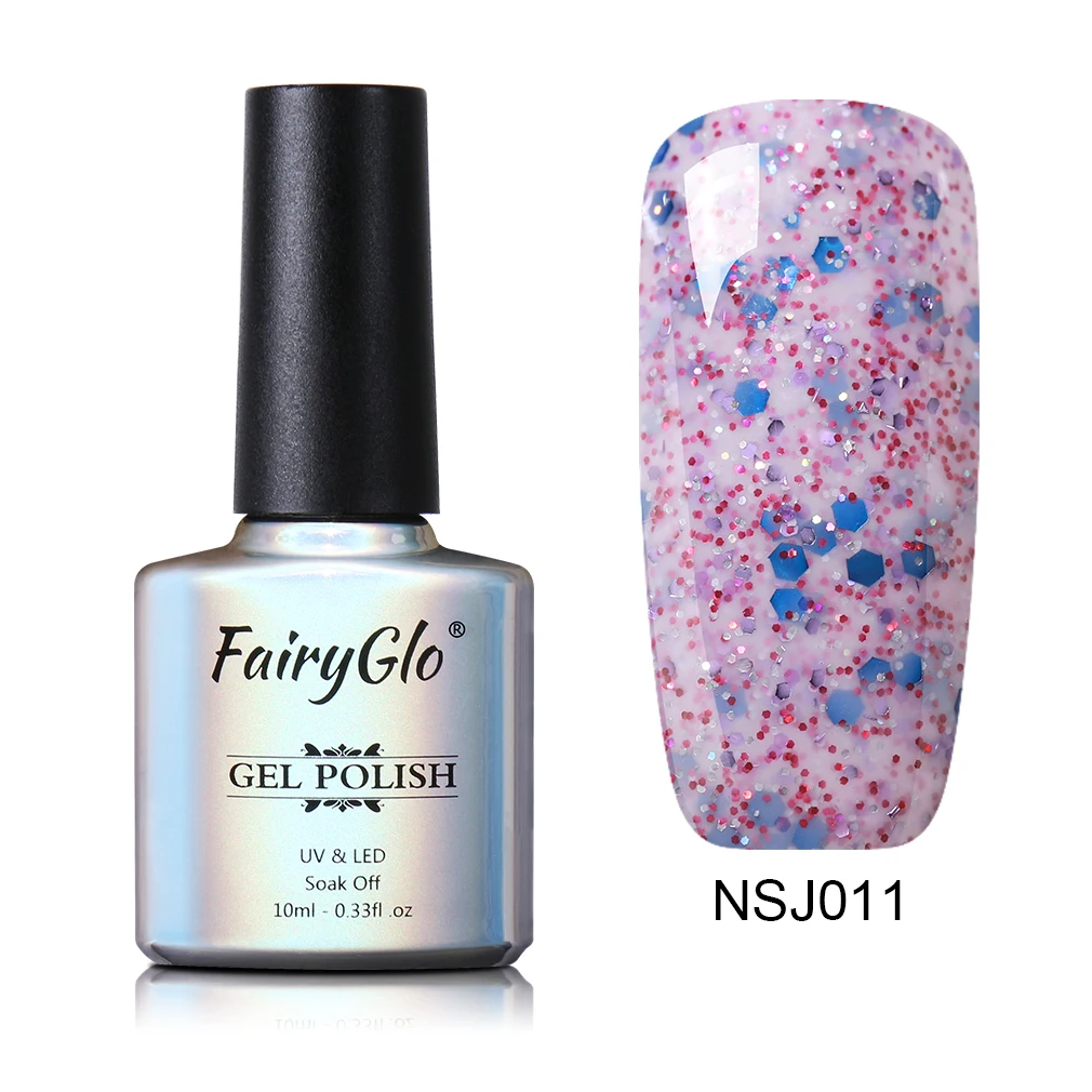 NSJ011 FairyGlo 10 мл гель для ногтей Chesse песок УФ гель лак для ногтей светодиодный штамповка Гибридный гель лак краска геллак Лаки Эмаль Гель для ногтей - Цвет: NSJ011