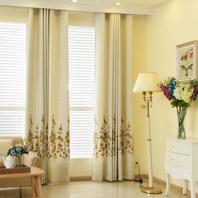 Зеленые занавески с вышивкой вуаль курьерские современные гостиной