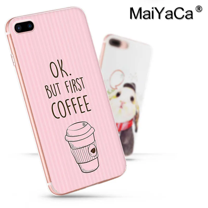 MaiYaCa новый роскошный чехол для телефона iPhone X 6 6S 7 7plus 8 8Plus 5 5S 4 Чехол розовый ок но