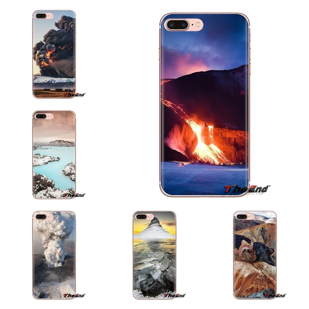 Чудеса природы вулкан Исландии ТПУ чехол для Huawei G7 G8 P7 P8 P9 P10 P20 P30 Lite Mini Pro P Smart Plus 2017