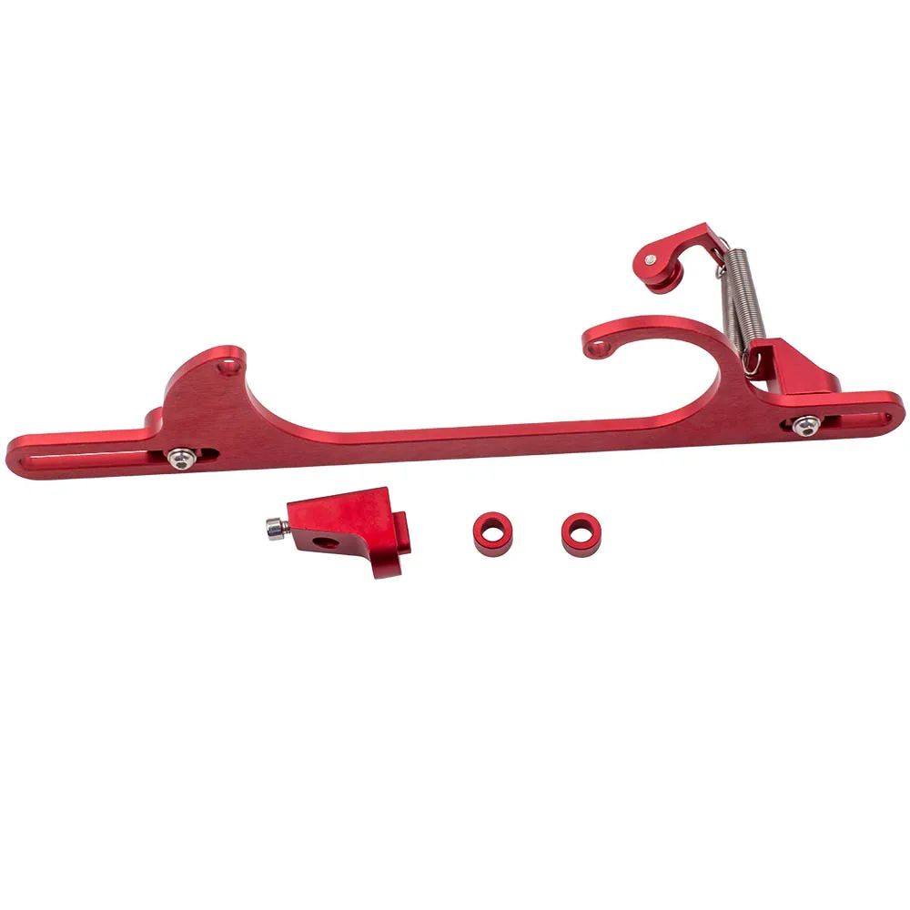 Красный Дроссельный кабель Carb кронштейн для карбюратора подходит Holley 4150 4160 350 SBC |