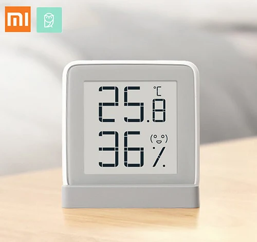 white Xiaomi MiaoMiaoCe E-Link термометр датчик температуры и влажности дисплей с чернильным экраном цифровой измеритель влажности светодиодный измеритель влажности для дома - Цвет: white