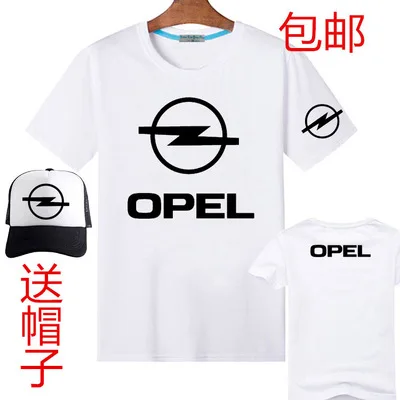 Летняя мужская футболка с коротким рукавом для Opel женская и Мужская бейсболка