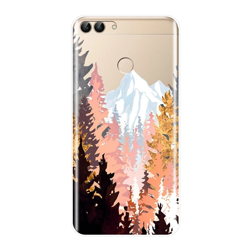 Горный чехол для телефона huawei P10 P20 P8 P9 Lite силиконовый мягкий чехол на заднюю панель для huawei P9 Lite Mini P10 Plus P20 Pro P Smart