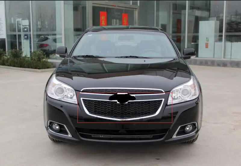 

For Chevy EPICA 2013-2015 Front Grille Around Trim Front Grills Around Trim Racing Grills Trim ABS 1pc
