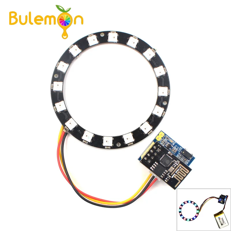 ESP8266 ESP01 ESP 01 RGB LED контроллер Adpater WIFI модуль для Arduino IDE WS2812 WS2812B 5050 16 бит световое