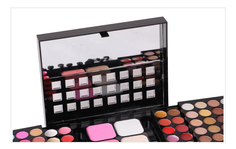 Новинка 78 полноцветный Pro макияж установить комплект для век блеск губ палитра