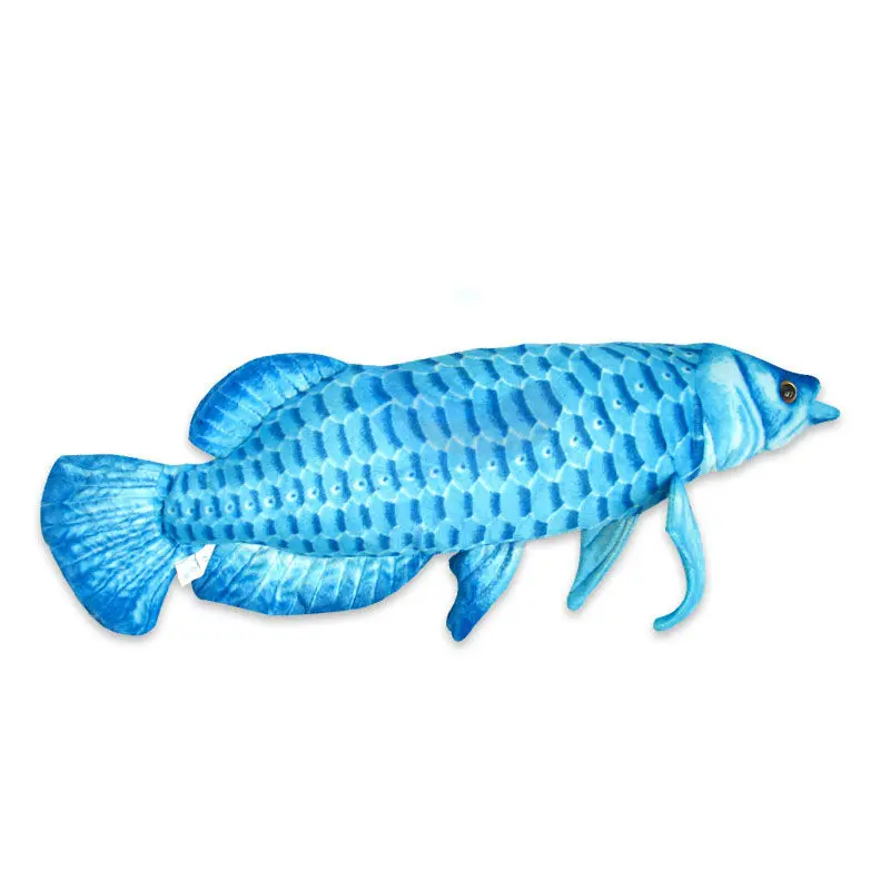 Золотой Arowana 67 см красный цвет плюшевые большие рыбки Мультяшные игрушки мягкие
