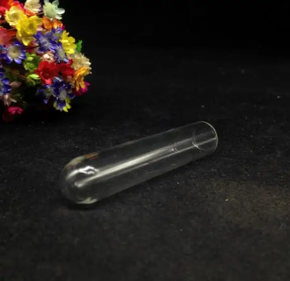 

20pcs 60*12mm Clear borosilicate diy glass tube wishing bottle jars glass globe bubble cover dome vial pendant necklace findings